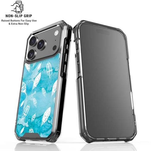 Raining Feathers iPhone 18 Pro Clear Case