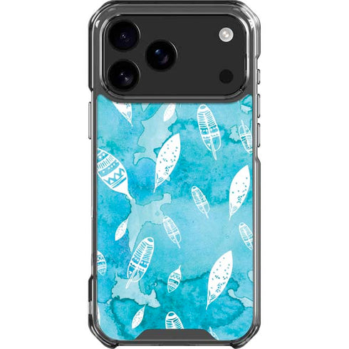 Raining Feathers iPhone 18 Pro Max Clear Case