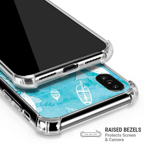 Raining Feathers iPhone X/XS Clear Case