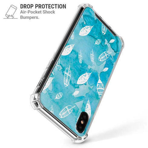 Raining Feathers iPhone X/XS Clear Case