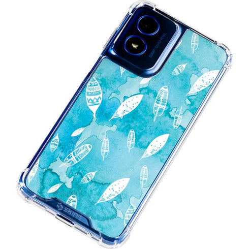 Raining Feathers Moto G 5G (2024) Clear Case