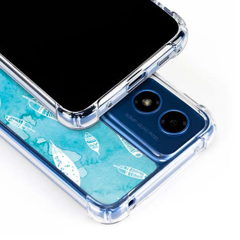 Raining Feathers Moto G 5G (2024) Clear Case