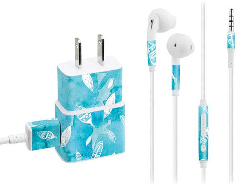 Raining Feathers Phone Charger Skin