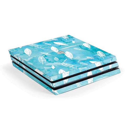 Raining Feathers PS4 Pro Console Skin