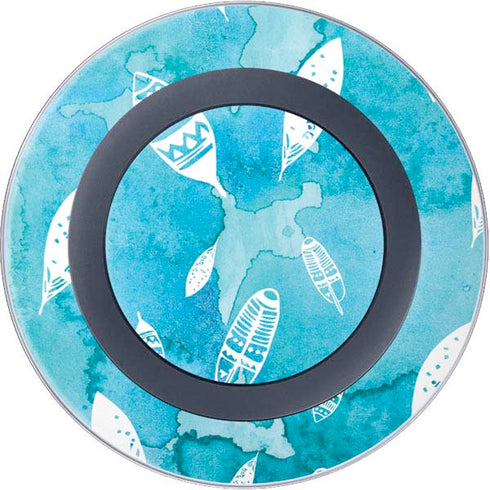 Raining Feathers Wireless Charger Skin