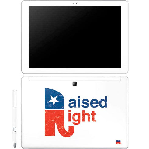 Raised Right Galaxy Book 12in Skin