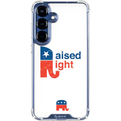 Raised Right Galaxy S25 Clear Case