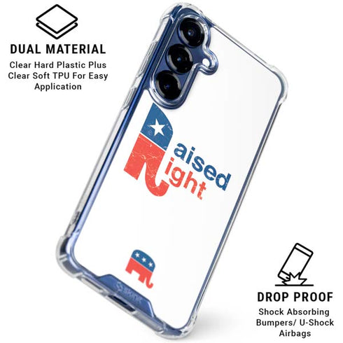 Raised Right Galaxy S25 Plus Clear Case