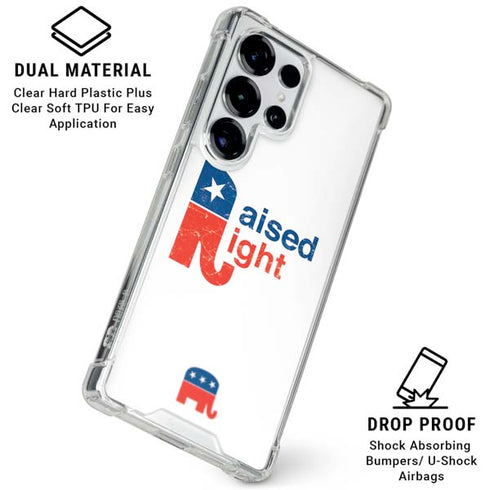 Raised Right Galaxy S25 Ultra Clear Case