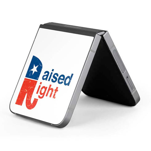 Raised Right Galaxy Z Flip6 Skin