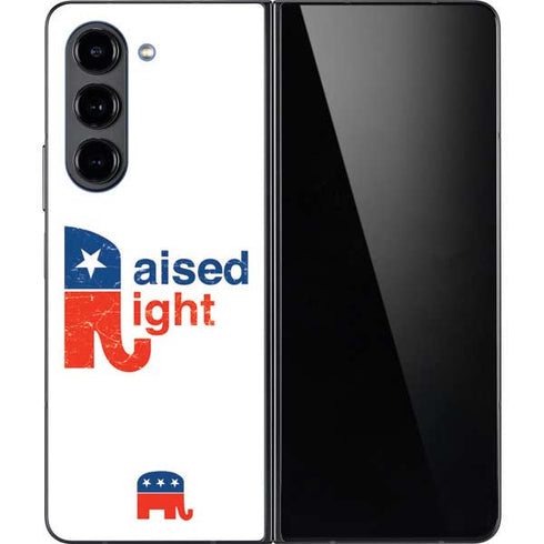 Raised Right Galaxy Z Fold5 5G Skin