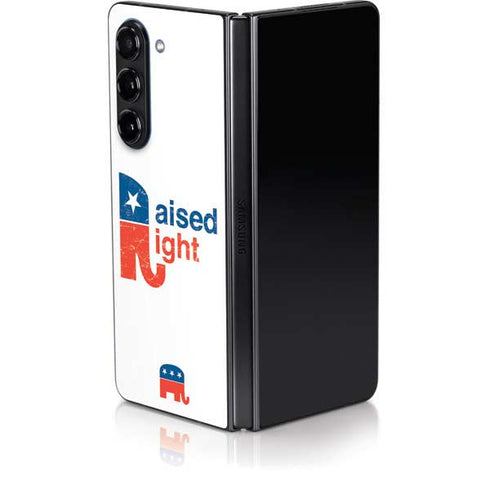 Raised Right Galaxy Z Fold5 5G Skin