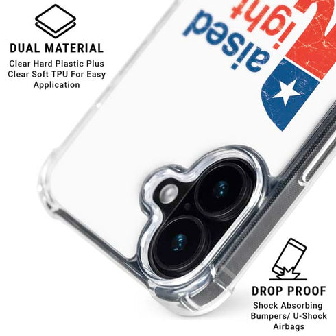Raised Right iPhone 16 Plus Clear Case