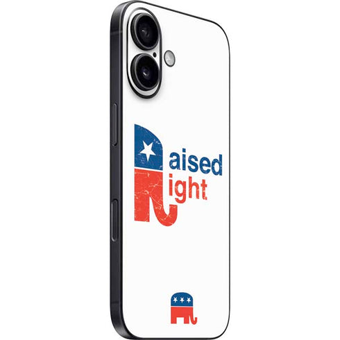 Raised Right iPhone 16 Plus Skin