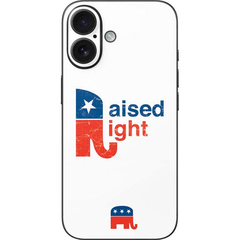 Raised Right iPhone 16 Skin