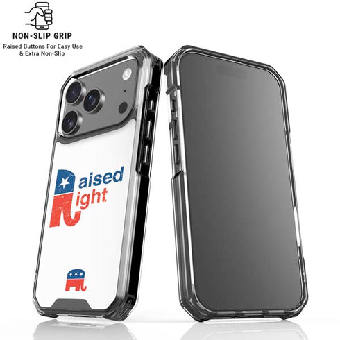 Raised Right iPhone 18 Pro Clear Case
