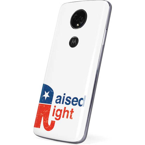 Raised Right Moto E5 Plus Skin
