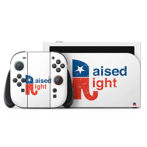 Raised Right Nintendo Switch 2 (2025) with Joy-Con Skin
