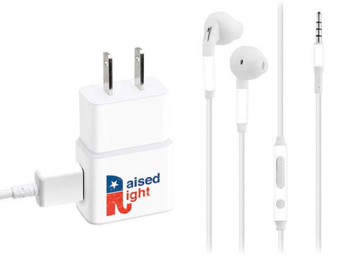 Raised Right Phone Charger Skin