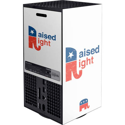Raised Right XBox Series X Digital Edition Console Skin