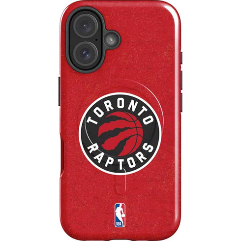 NBA Toronto Raptors Distressed iPhone 16 Magsafe Impact Case