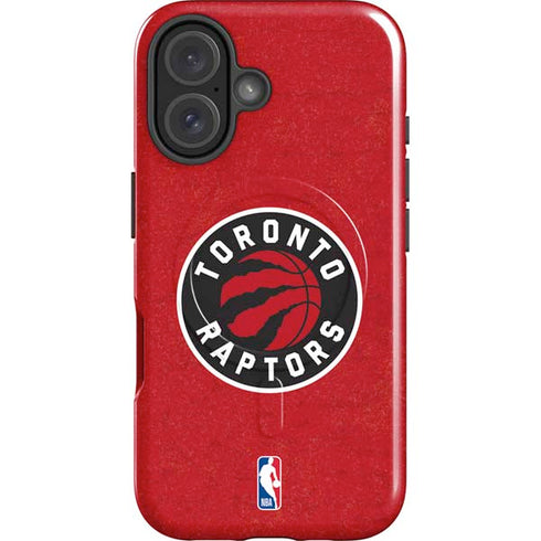 NBA Toronto Raptors Distressed iPhone 16 Plus Magsafe Impact Case