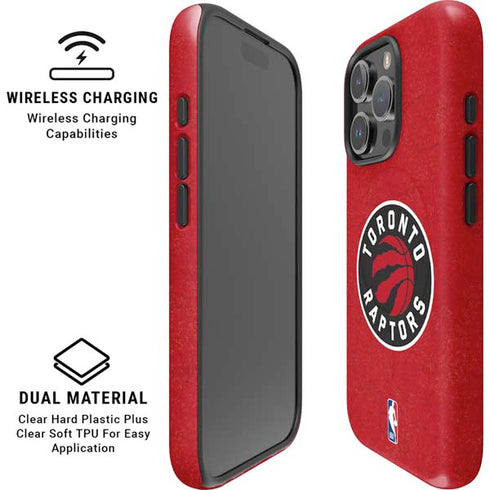 NBA Toronto Raptors Distressed iPhone 16 Pro Magsafe Impact Case