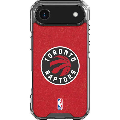 NBA Toronto Raptors Distressed iPhone 17 Air Clear Case