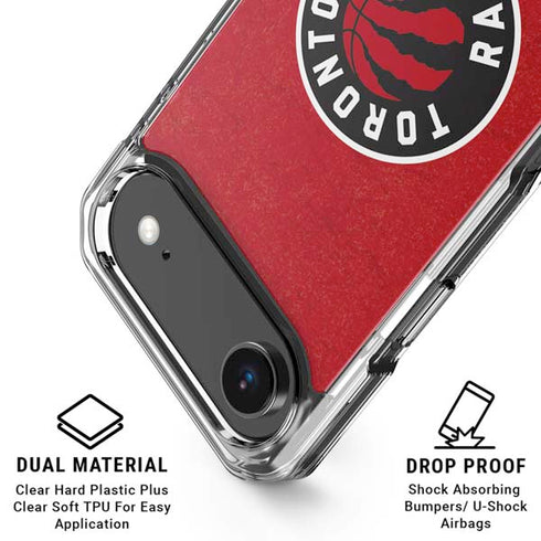 NBA Toronto Raptors Distressed iPhone 17 Air Clear Case
