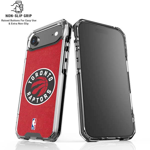 NBA Toronto Raptors Distressed iPhone 17 Air Clear Case