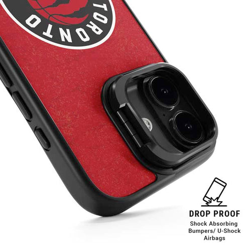 NBA Toronto Raptors Distressed iPhone 17 Kickstand Case