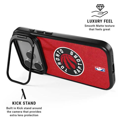 NBA Toronto Raptors Distressed iPhone 17 Pro Kickstand Case