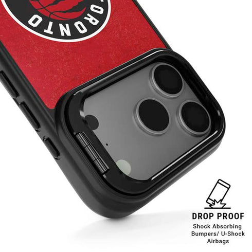 NBA Toronto Raptors Distressed iPhone 17 Pro Kickstand Case