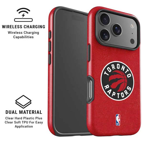 NBA Toronto Raptors Distressed iPhone 17 Pro Max Magsafe Impact Case