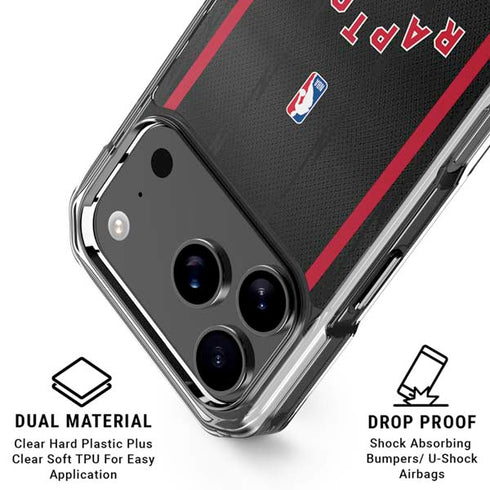NBA Toronto Raptors Jersey iPhone 17 Pro Max Clear Case