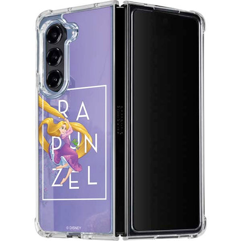 Disney Princess Rapunzel and Pascal Galaxy Z Fold5 5G Clear Case