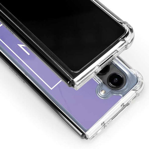 Disney Princess Rapunzel and Pascal Galaxy Z Fold5 5G Clear Case