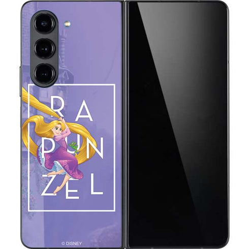 Disney Princess Rapunzel and Pascal Galaxy Z Fold5 5G Skin