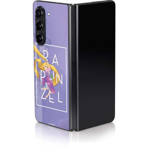 Disney Princess Rapunzel and Pascal Galaxy Z Fold5 5G Skin