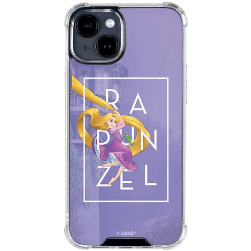 Disney Princess Rapunzel and Pascal iPhone 15 Clear Case