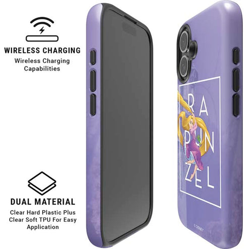 Disney Princess Rapunzel and Pascal iPhone 16 Magsafe Impact Case