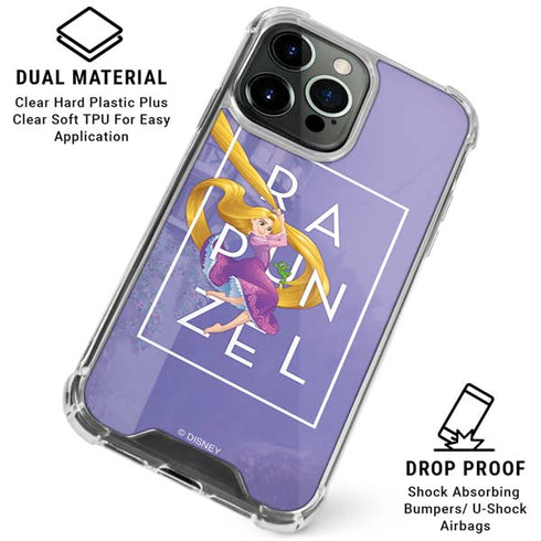 Disney Princess Rapunzel and Pascal iPhone 16 Pro Max Clear Case