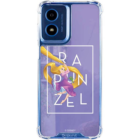 Disney Princess Rapunzel and Pascal Moto G Play 4G (2024) Clear Case