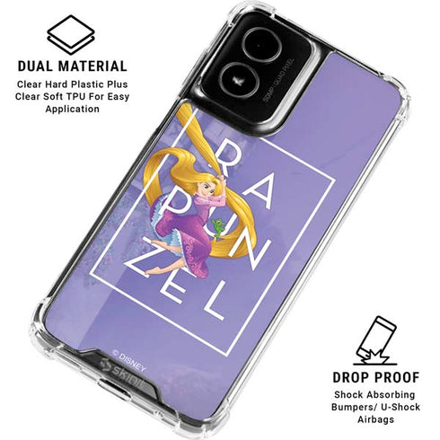 Disney Princess Rapunzel and Pascal Moto G Power 5G (2024) Clear Case
