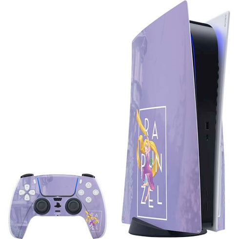Disney Princess Rapunzel and Pascal PlayStation PS5 Skins