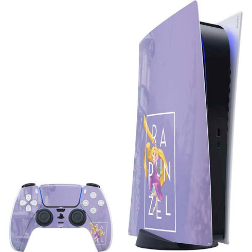 Disney Princess Rapunzel and Pascal PlayStation PS5 Skins