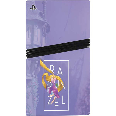 Disney Princess Rapunzel and Pascal PS5 Pro Console Skin