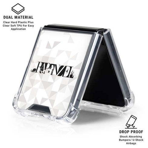 Disney Princess Rapunzel Chromatic Galaxy Z Flip6 Clear Case