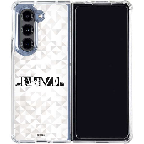 Disney Princess Rapunzel Chromatic Galaxy Z Fold5 5G Clear Case