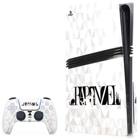 Disney Princess Rapunzel Chromatic PS5 Pro Disk Bundle Skin